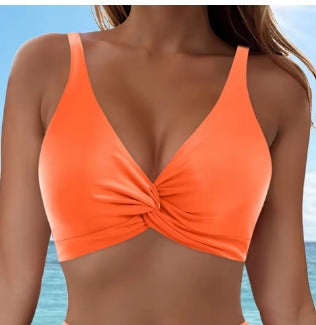 Damen Sportliches Bikinioberteil mit Twist-Design Echo Archiv