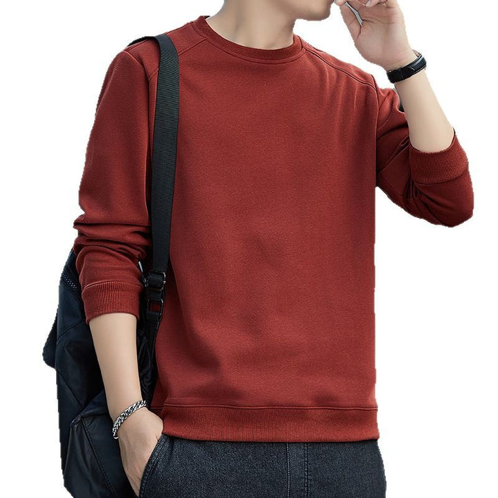 Herren Minimalistisches Sweatshirt mit Raglanärmeln und Reißverschluss-Ärmeltasche Echo Archiv