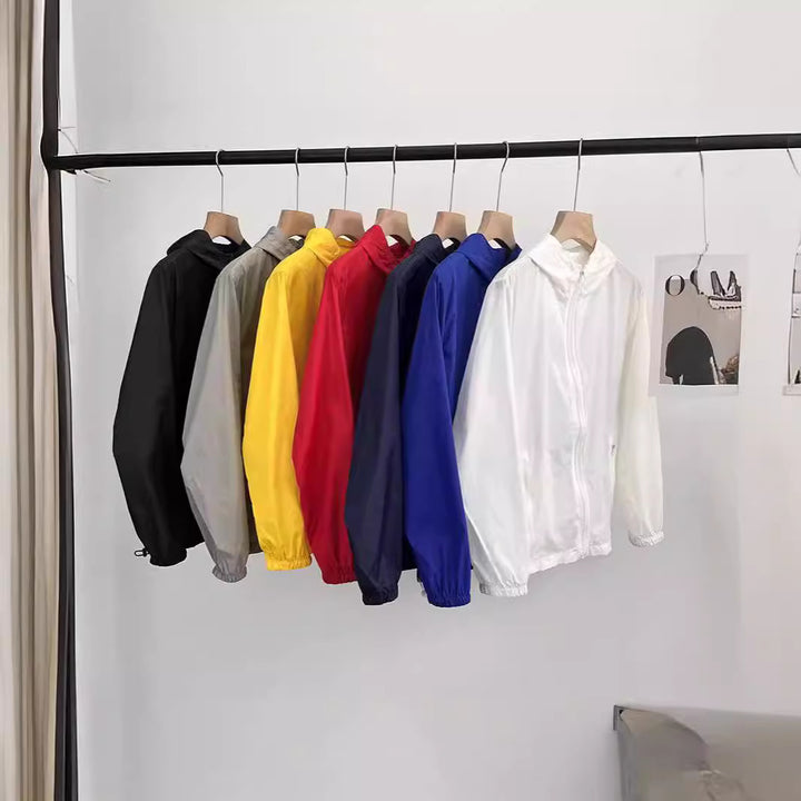 Damen Leichte Übergangsjacke mit Kapuze und Reißverschluss Echo Archiv