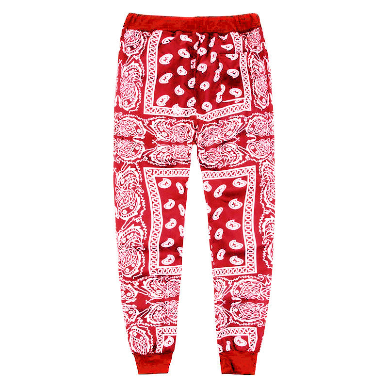 Herren bequeme Jogginghose mit trendigem Muster Echoarchiv