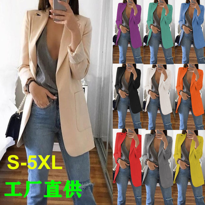 Damen eleganter Blazer mit tailliertem Schnitt und praktischen Taschen Echo Archiv
