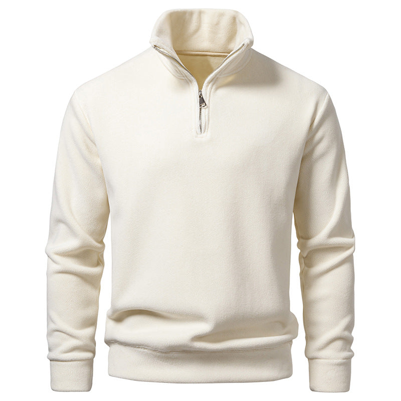 Herren Fleece-Halbzip-Pullover mit Stehkragen und weichem Mikrofleece Echo Archiv