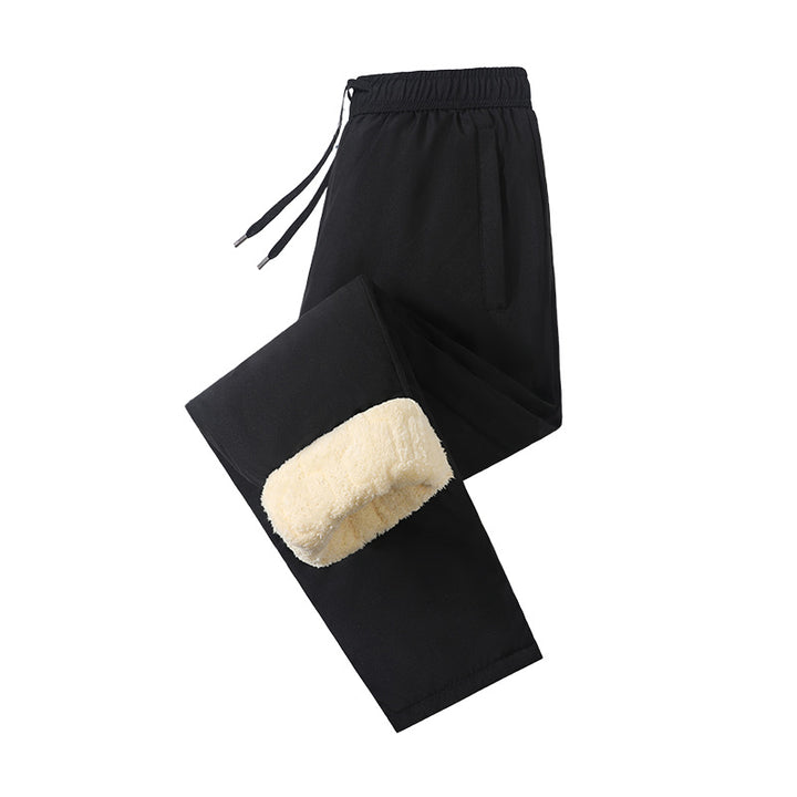 Herren Gefütterte Thermo-Softshell-Joggpant mit Teddyfutter & Kordelbund Echoarchiv