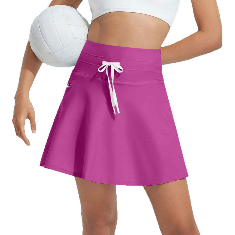 Damen Sportliche Badeskirt mit verstellbarem Taillenbund Echo Archiv
