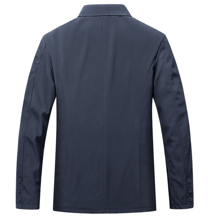 Herren Sakkoähnliche Übergangsjacke mit Hemdkragen, leichtem Innenfutter und Knopfleiste Echo Archiv