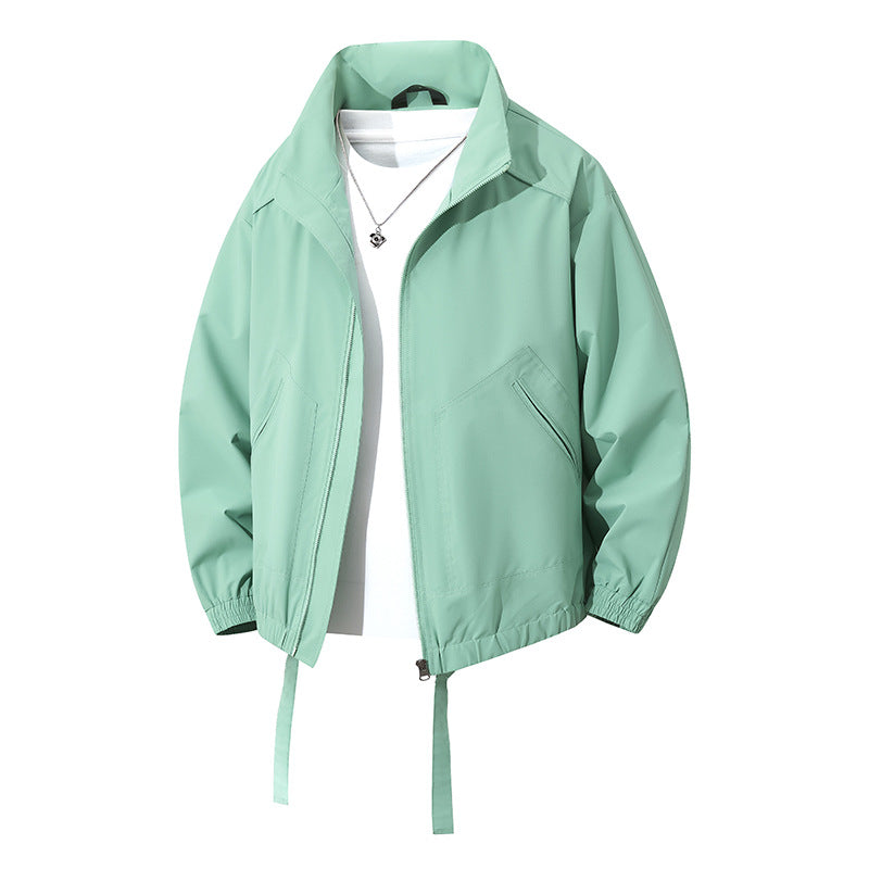 Herren leichte Freizeitjacke mit elastischen Bündchen und praktischen Taschen Echoarchiv
