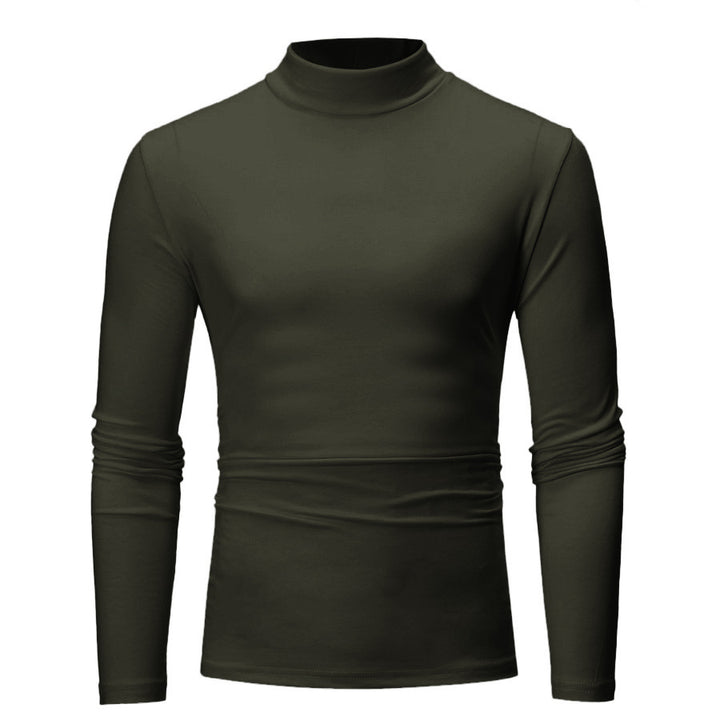 Herren Rollkragenpullover mit enger Passform und edel strukturiertem Material Echoarchiv