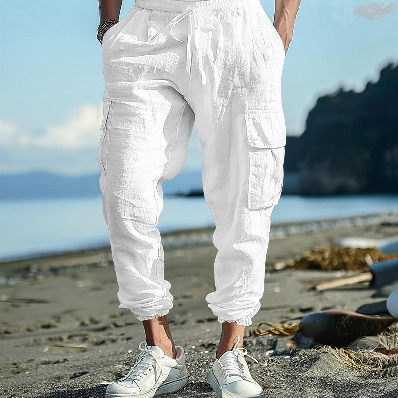 Herren Cargo-Hose mit elastischem Bund und praktischen Taschen Echoarchiv 1754373691
