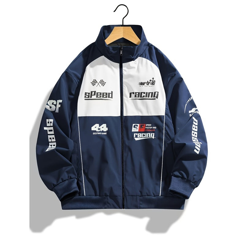 Herren Sportliche Racingjacke Echo Archiv