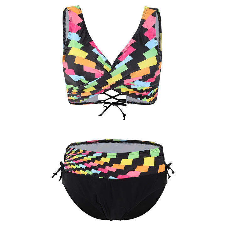 Damen Sportlicher Bikinis mit modischem Wickeldesign Echo Archiv