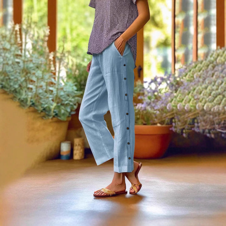 Damen Luftige Leinenhose Echo Archiv
