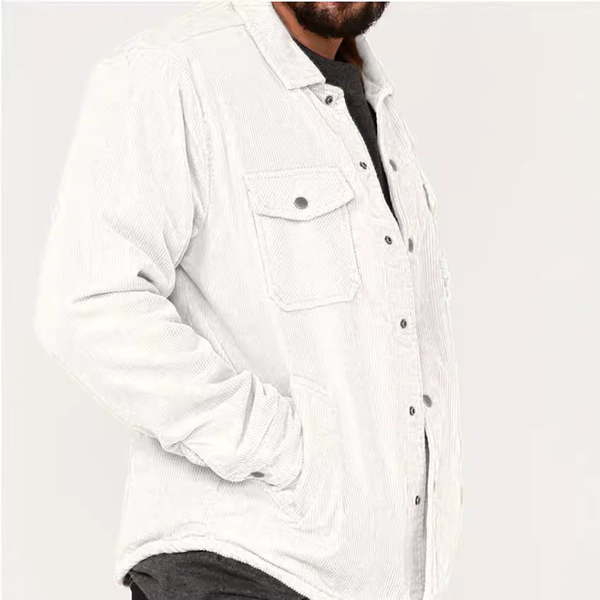 Herren Cordjacke mit praktischen Taschen und stylischem Design Echoarchiv
