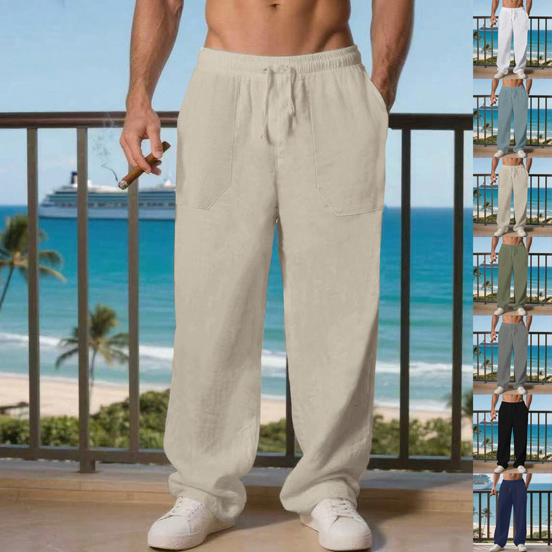 Herren Freizeithose mit elastischem Bund und praktischen Seitentaschen Echoarchiv