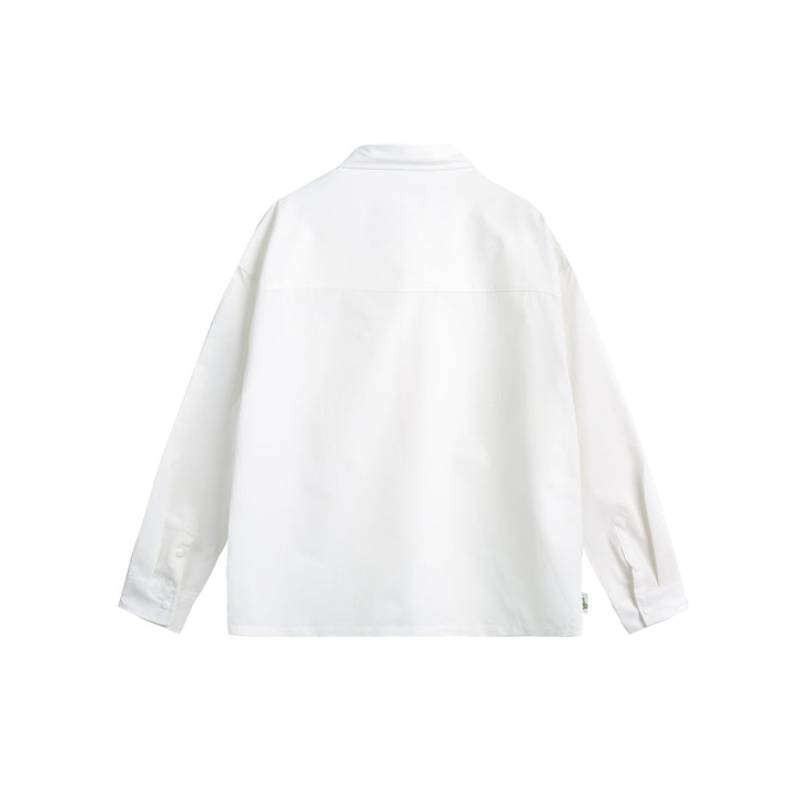 Unisex Overshirtjacke im Utility‑Stil mit Druckknopfleiste und Karabinerdetail Echoarchiv