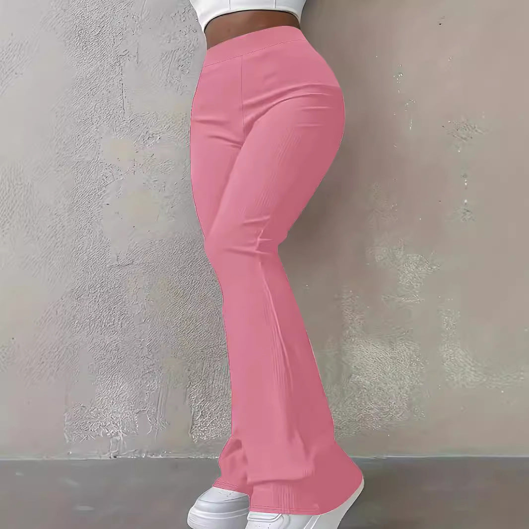 Damen High‑Waist Bootcut‑Hose mit figurformender Stretch‑Passform Echoarchiv