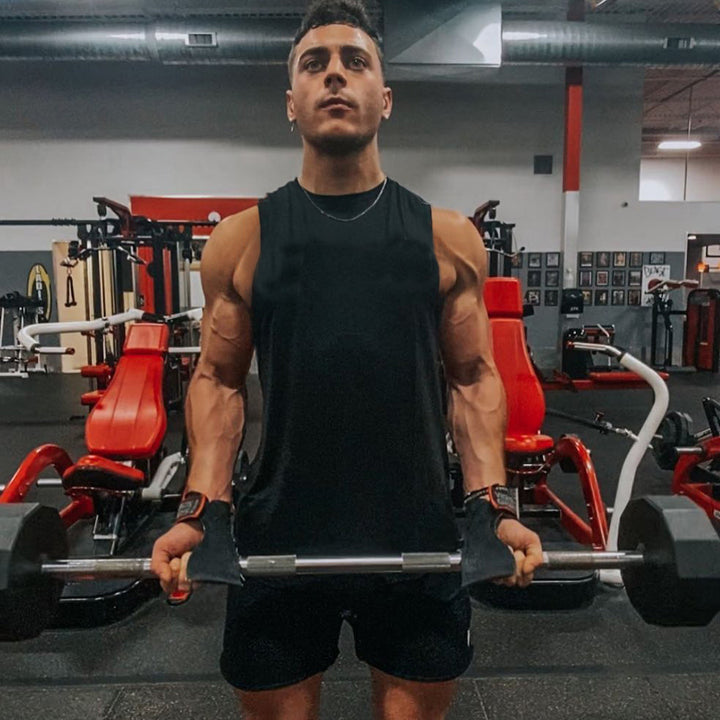 Herren Sportliches Muskelshirt für Training und Freizeit Echoarchiv