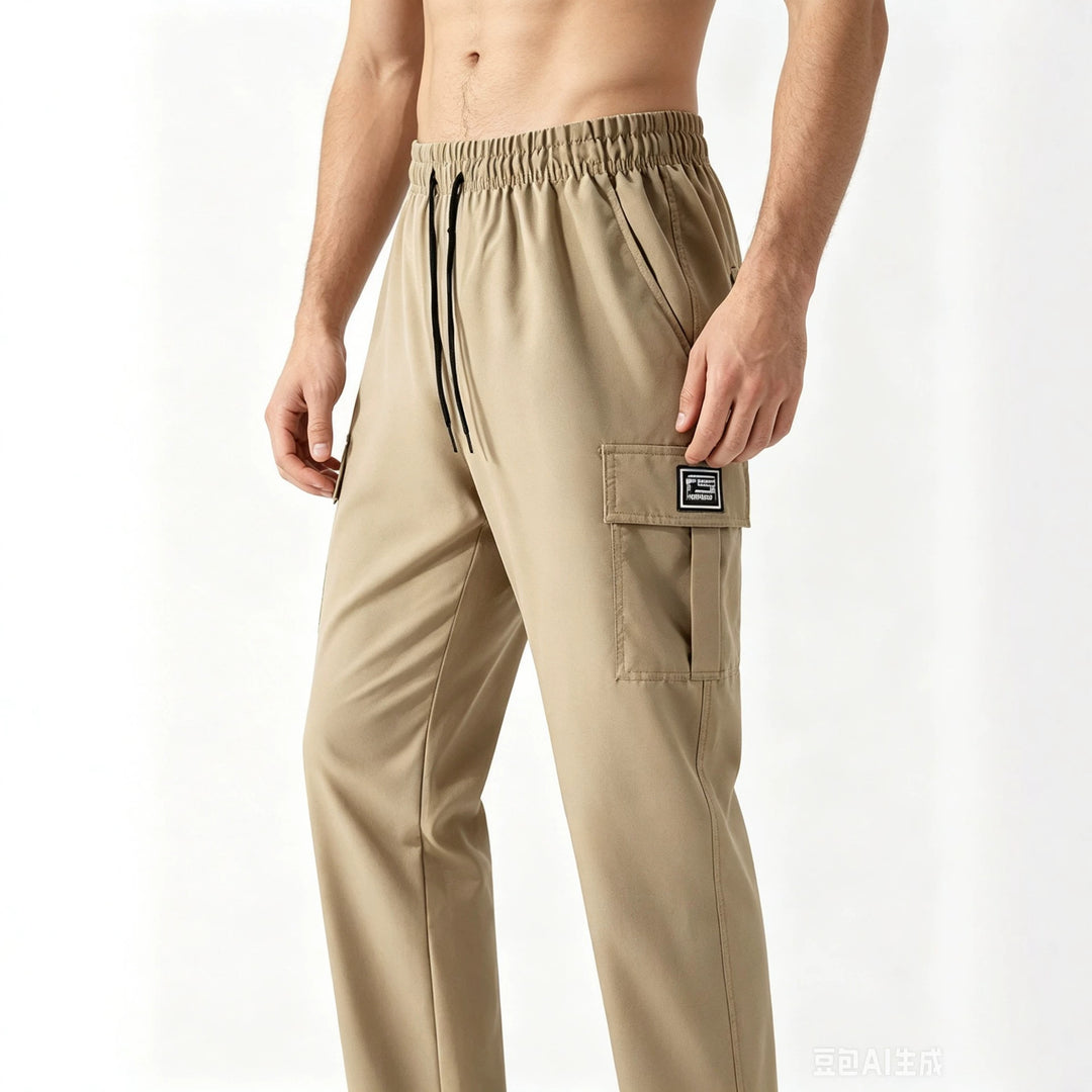 Herren Cargo-Hose mit elastischem Bund und praktischen Taschen Echo Archiv