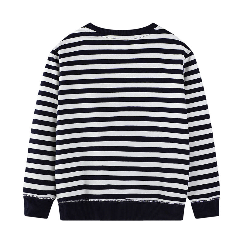 Jungen Sweatshirt mit kreativem Flugzeug-Design Echo Archiv