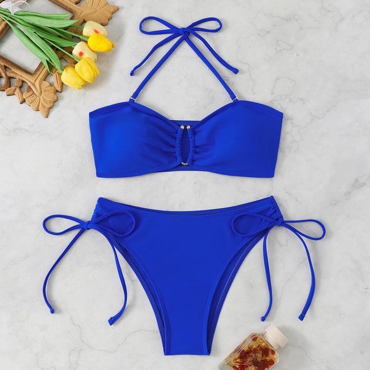 Damen Bandeau-Bikini-Set mit verstellbaren Trägern Echo Archiv