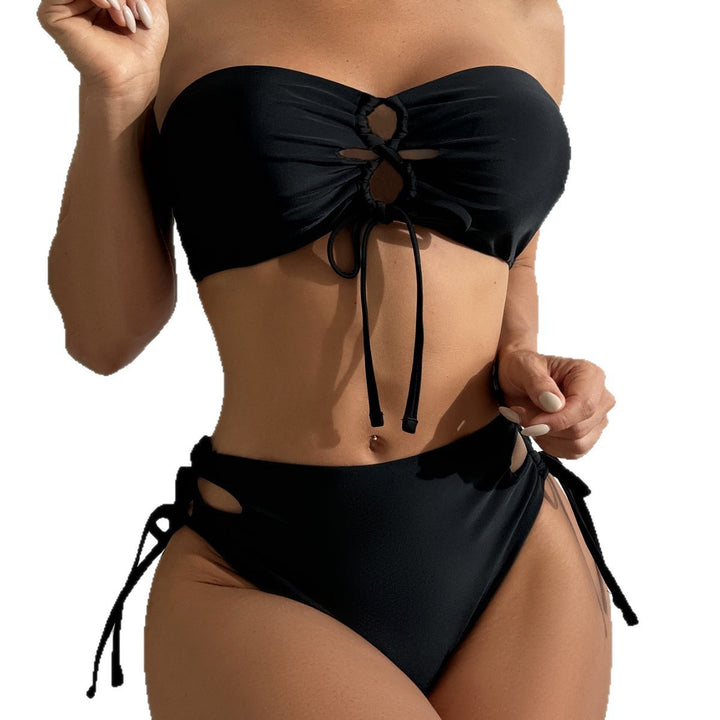 Damen Bandeau-Bikini mit raffinierten Schnürdetails Echo Archiv