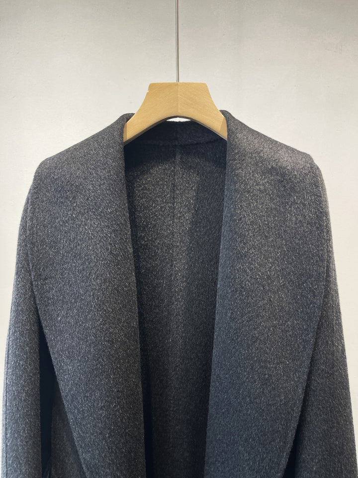 Damen Oversized Eleganter Offener Mantel Echoarchiv