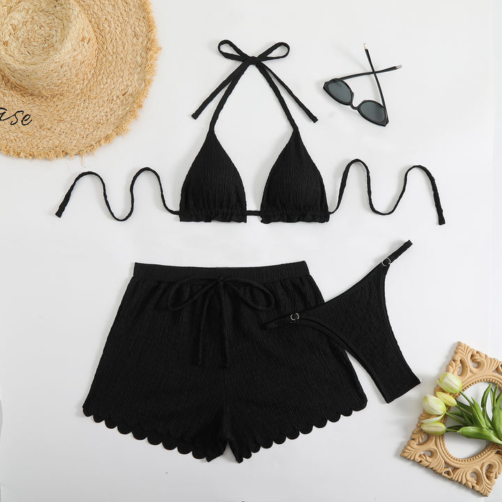 Damen Bikini-Set mit raffiniertem Hosenrock Echo Archiv