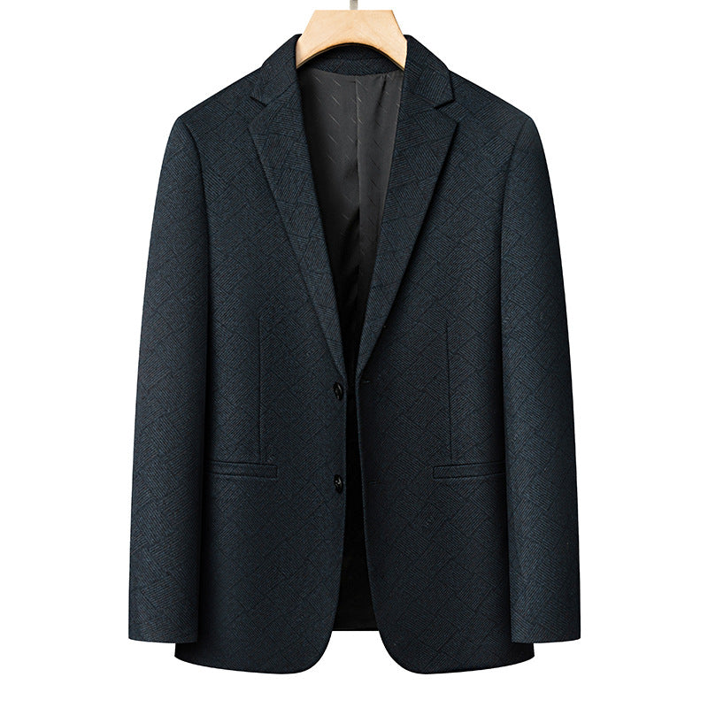 Herren modischer Blazer mit elegantem Strukturmuster Echoarchiv