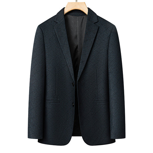 Herren modischer Blazer mit elegantem Strukturmuster Echoarchiv