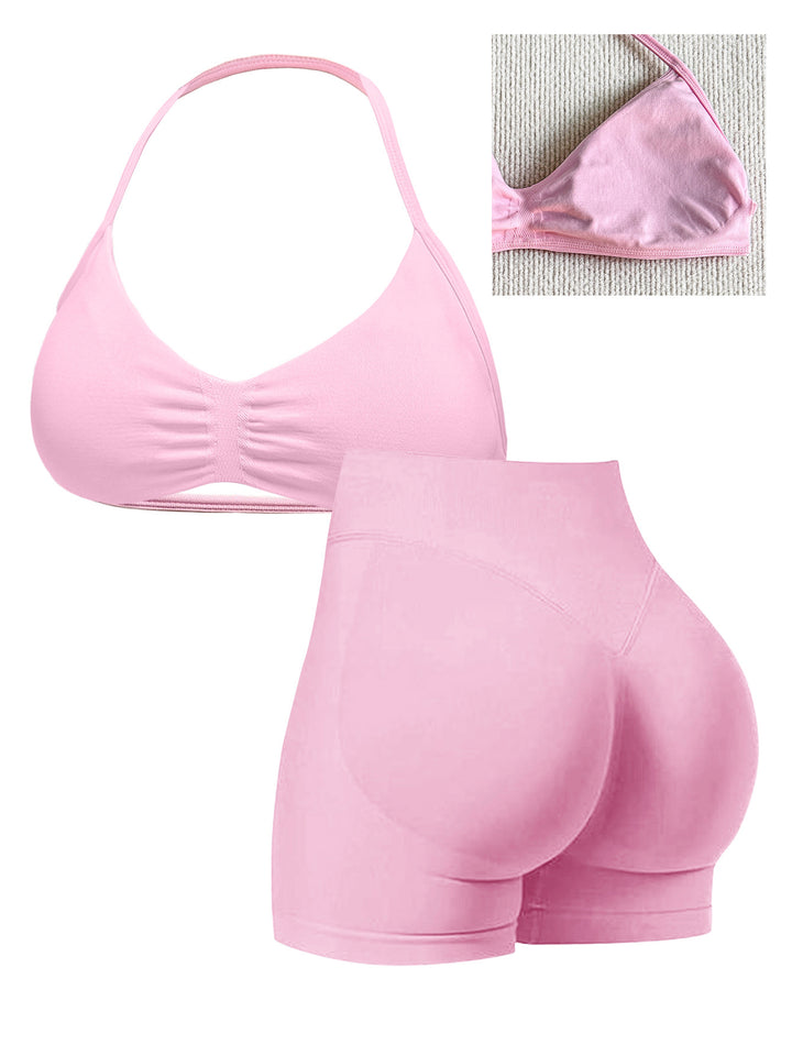 Damen Sportlicher Bikini mit gepolstertem Oberteil und hoher Taille Echo Archiv