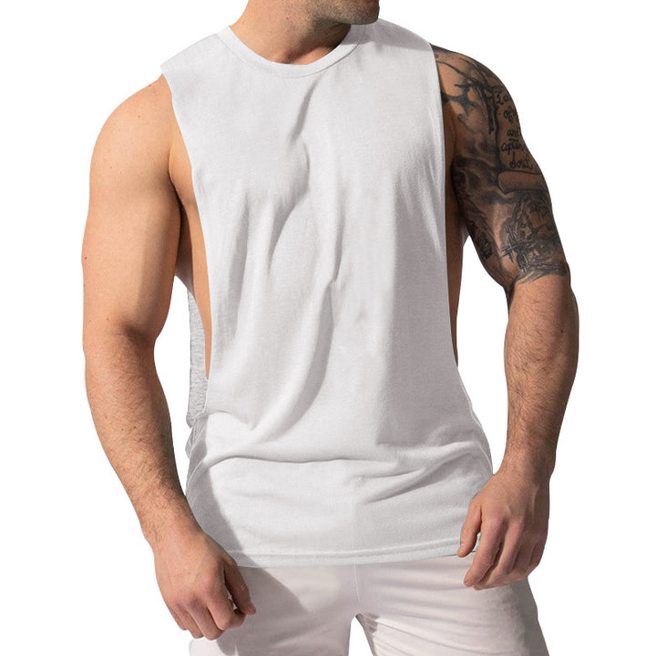 Herren nan Muskelshirt mit extra tiefen Armöffnungen und atmungsaktivem Baumwollmix Echo Archiv