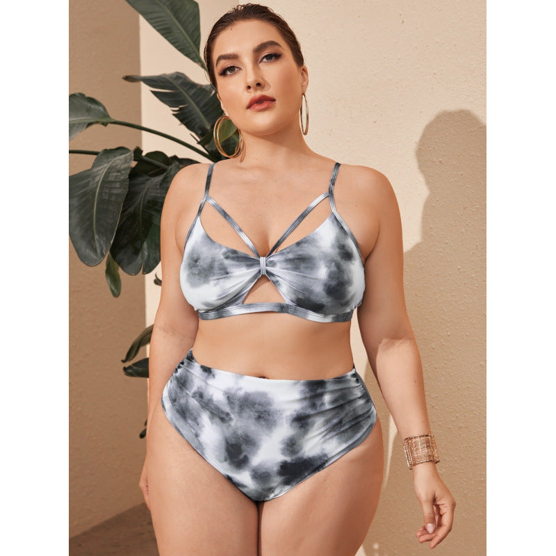Damen Hochgeschnittener Bikini mit modischem Cut-Out-Design Echo Archiv