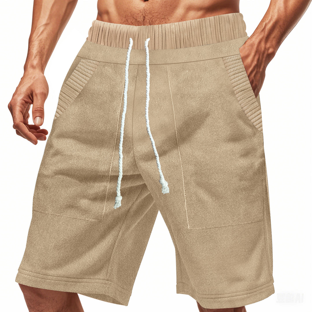 Herren Freizeit-Shorts mit elastischem Bund und praktischen Seitentaschen Echoarchiv