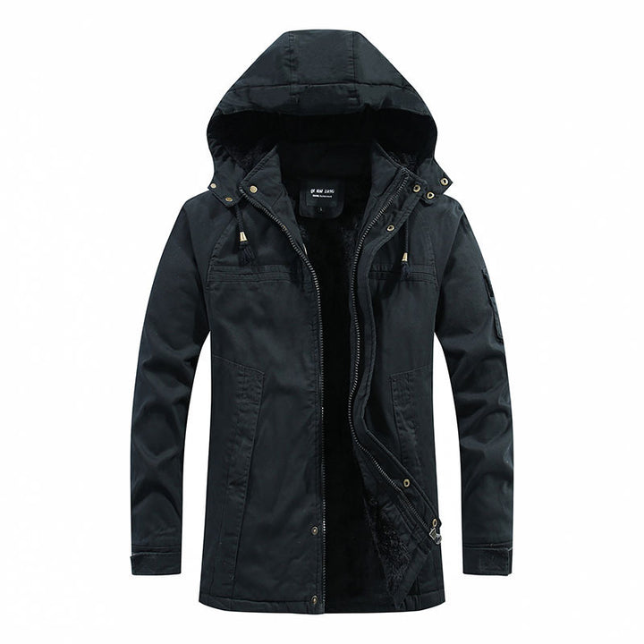 Herren Strapazierfähige Fleecejacke mit Kapuze Echo Archiv