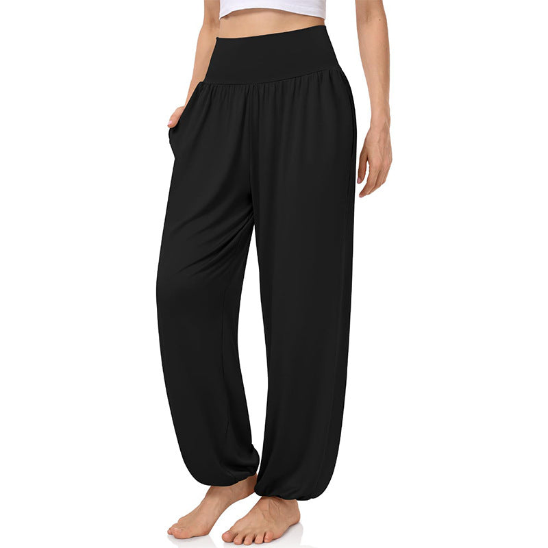 Damen Weite Freizeithose mit elastischem Bund und praktischen Seitentaschen Echo Archiv