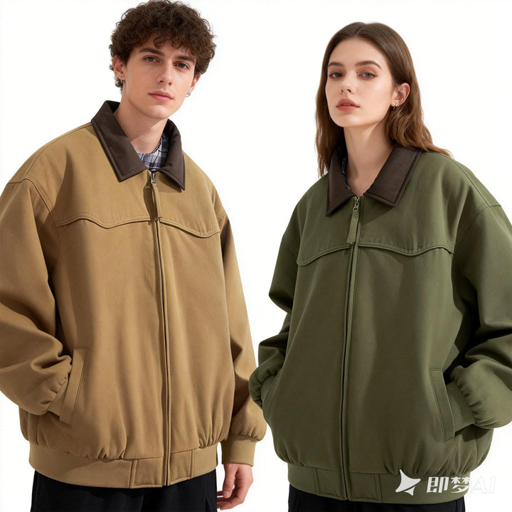 Herren Casual Steppjacke mit Kragen Echo Archiv