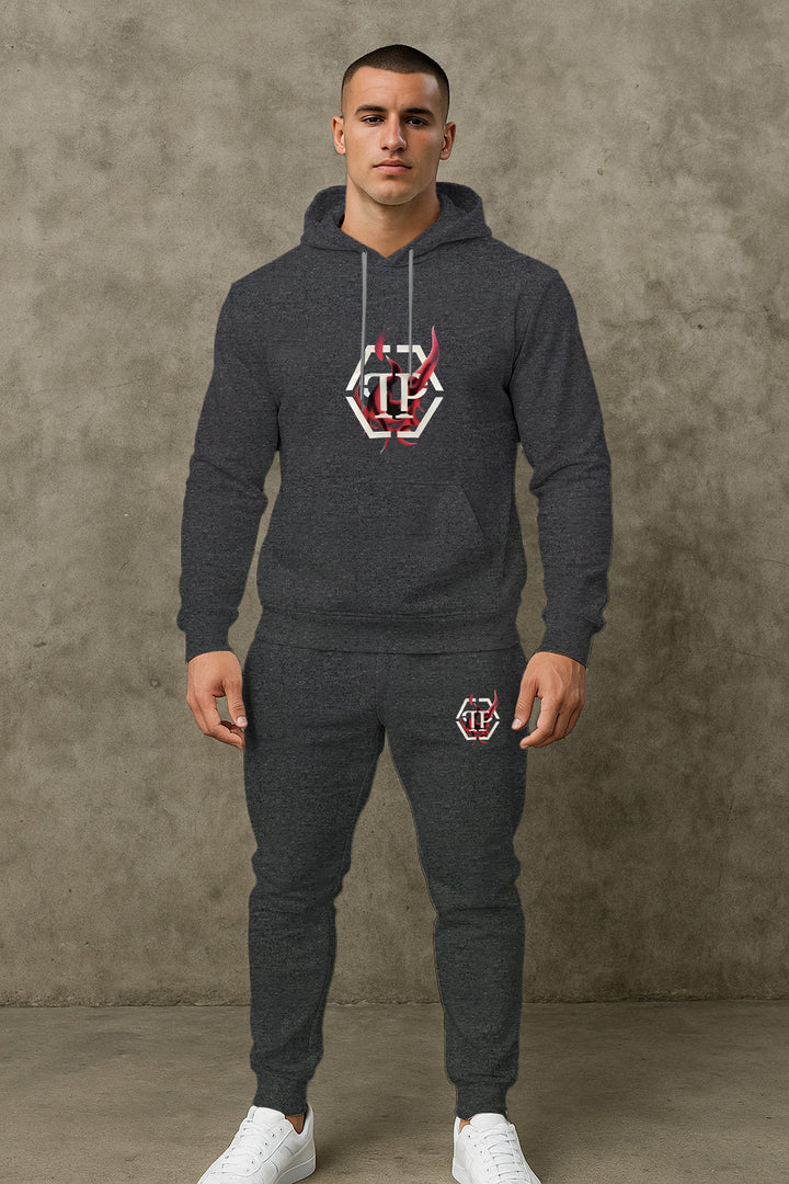 Herren Sportives Hoodie- und Jogginghose-Set Echoarchiv