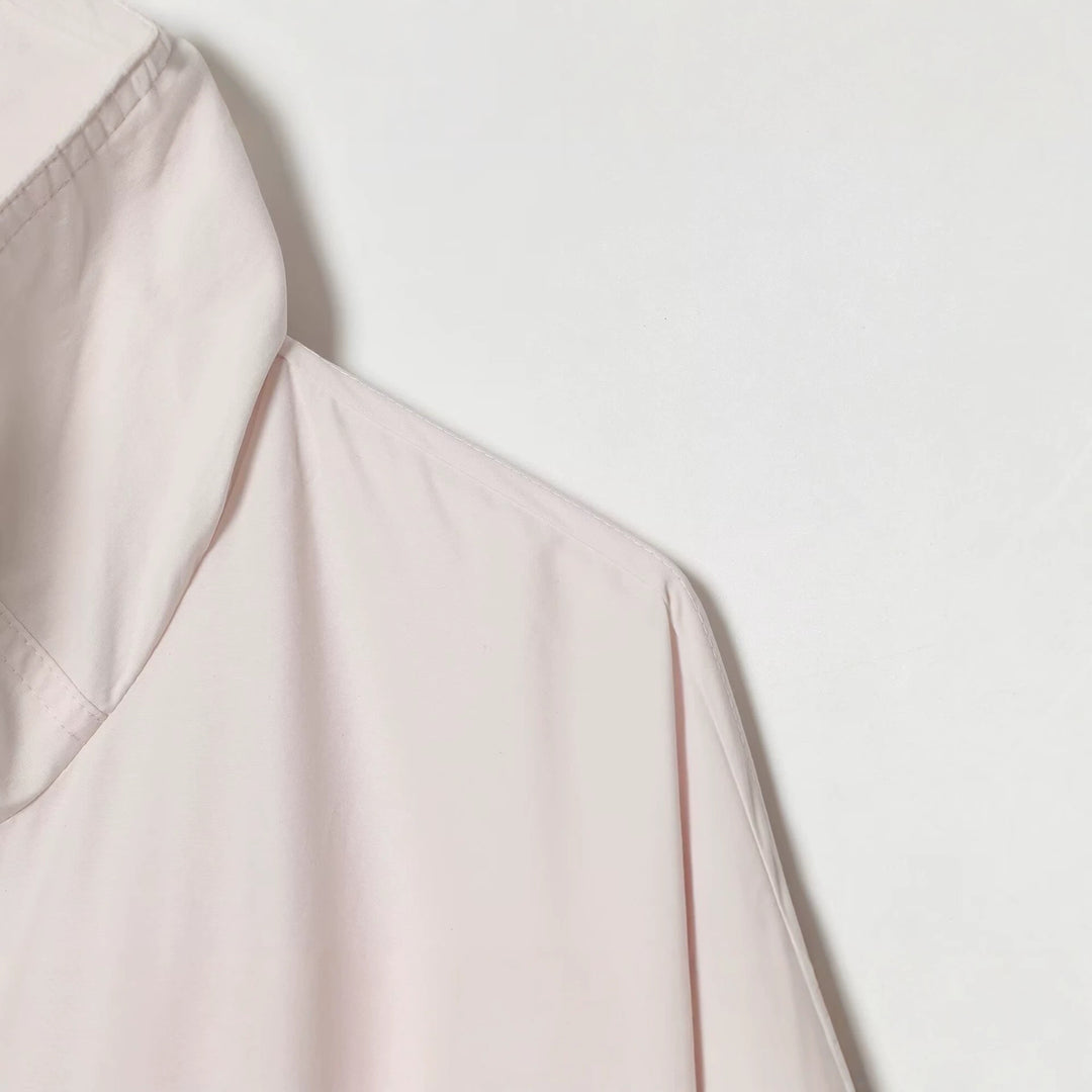 Damen Cropped Boxy-Jacke mit Funnelkragen, Zwei-Wege-Reißverschluss und aufgesetzten Eingrifftaschen Echoarchiv