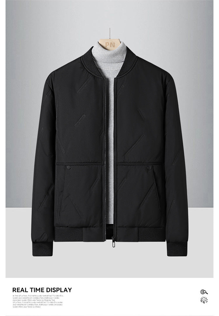 Herren Leichte Übergangsjacke mit hohem Stehkragen und praktischen Taschen Echo Archiv