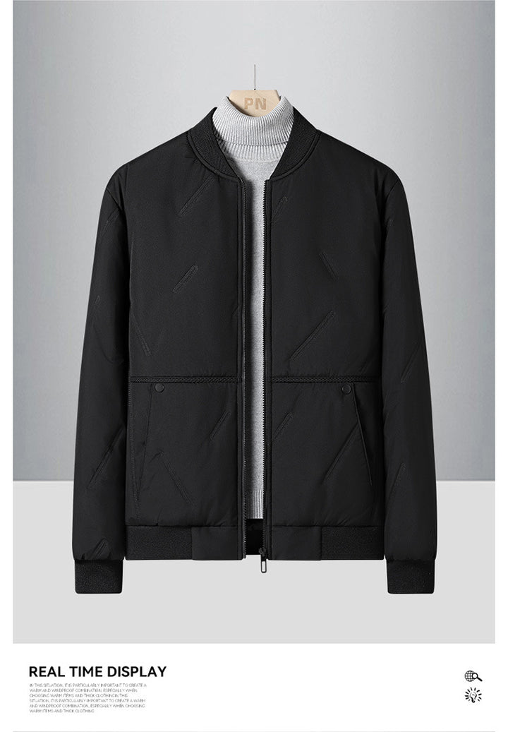 Herren Leichte Übergangsjacke mit hohem Stehkragen und praktischen Taschen Echo Archiv