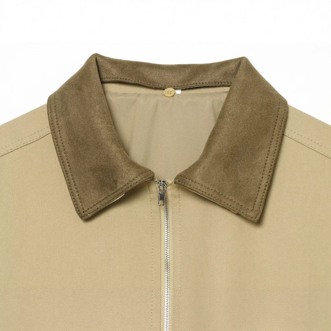 Damen Kurzblouson im Boxy‑Look mit Velourskragen und elastischem Saum Echo Archiv