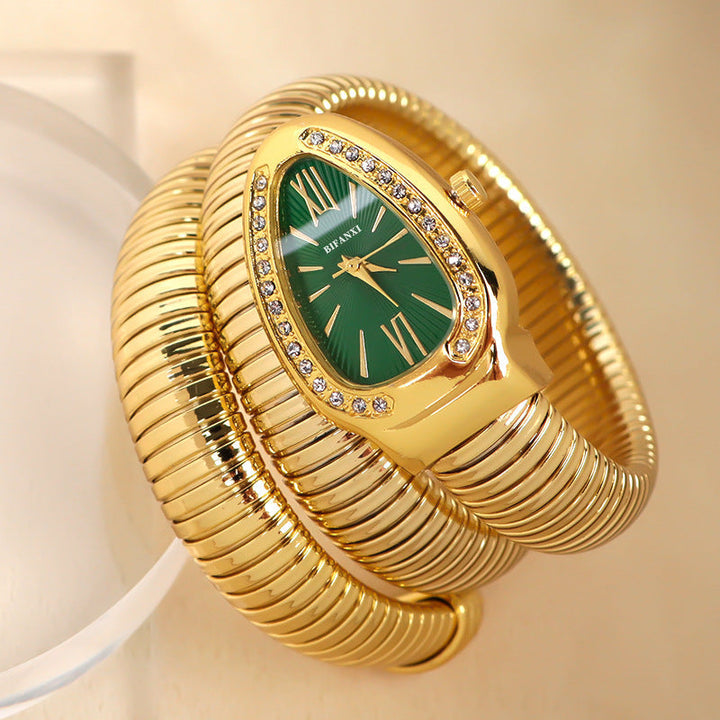Echoarchiv | Schlangenuhr mit Quarzbewegung und Persönlichem Armband