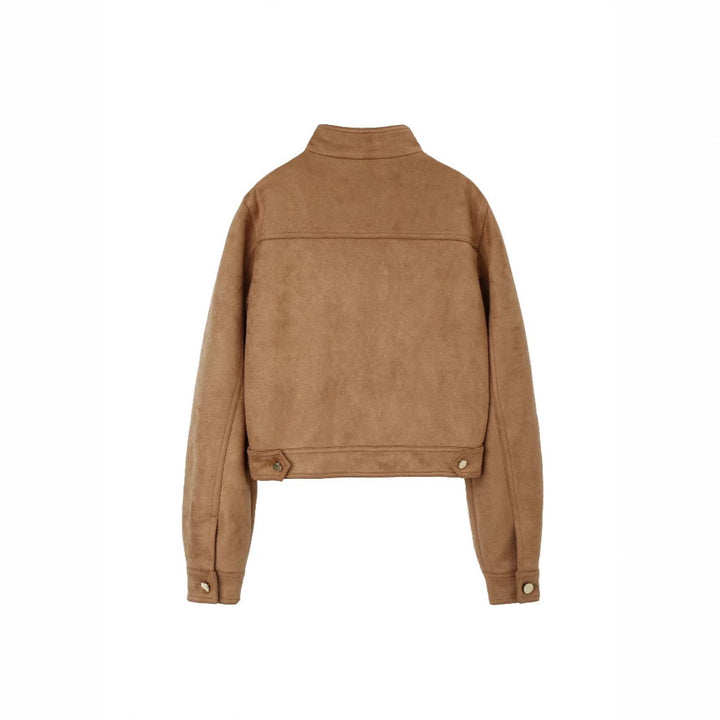 Damen Cropped Suede Jacke Echo Archiv