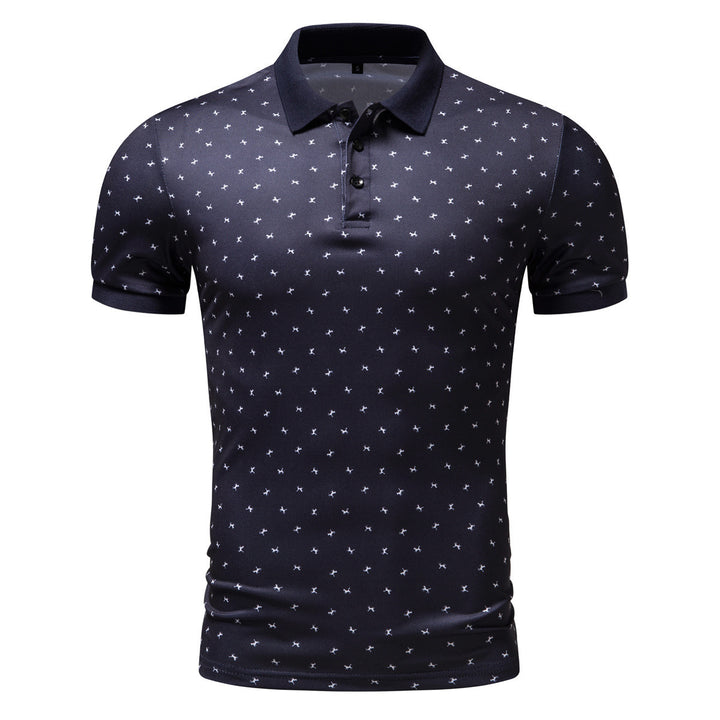 Herren Polohemd mit modernem floralem Design und hochwertiger Baumwollqualität Echoarchiv
