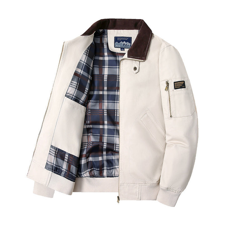 Herren Modische Blousonjacke mit Karomuster Echo Archiv