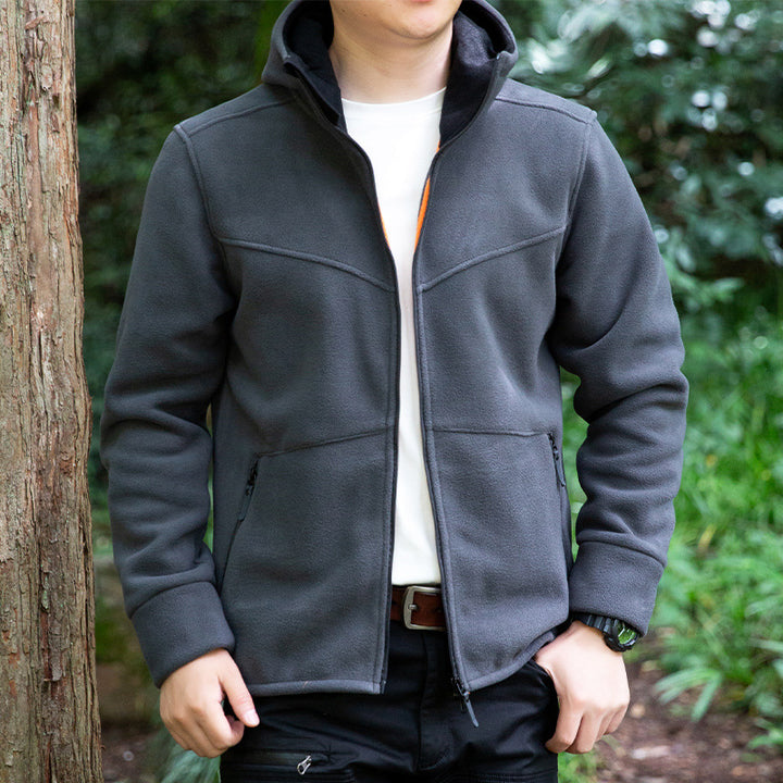 Herren Fleecejacke mit praktischen Taschen Echo Archive