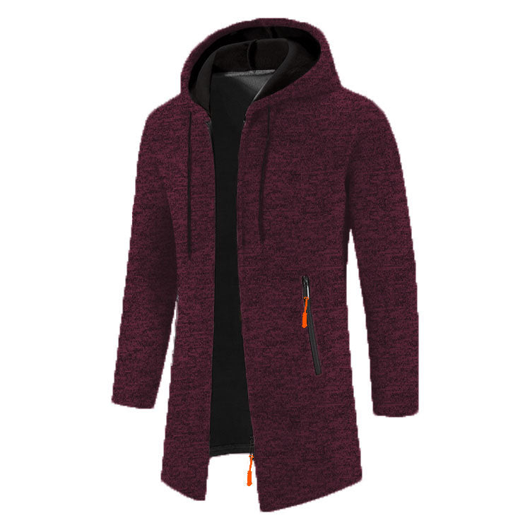 Herren Lässige Kapuzenjacke mit ergonomischem Schnitt und praktischen Reißverschlusstaschen Echoarchiv