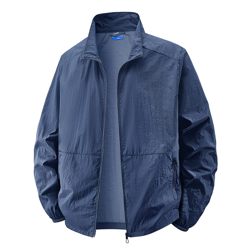 Herren Leichte Windbreaker Jacke Echo Archiv