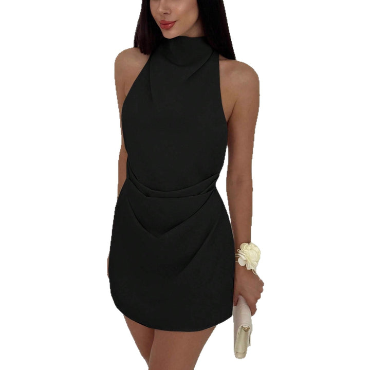 Damen Skaterkleid mit hohem Kragen und figurbetontem Schnitt Echo Archiv