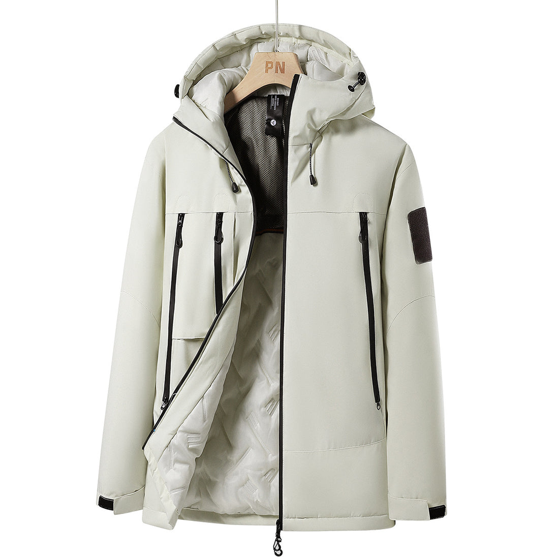 Herren Funktionsjacke mit isolierender Füllung und praktischem Kapuzen-Design – Taviero