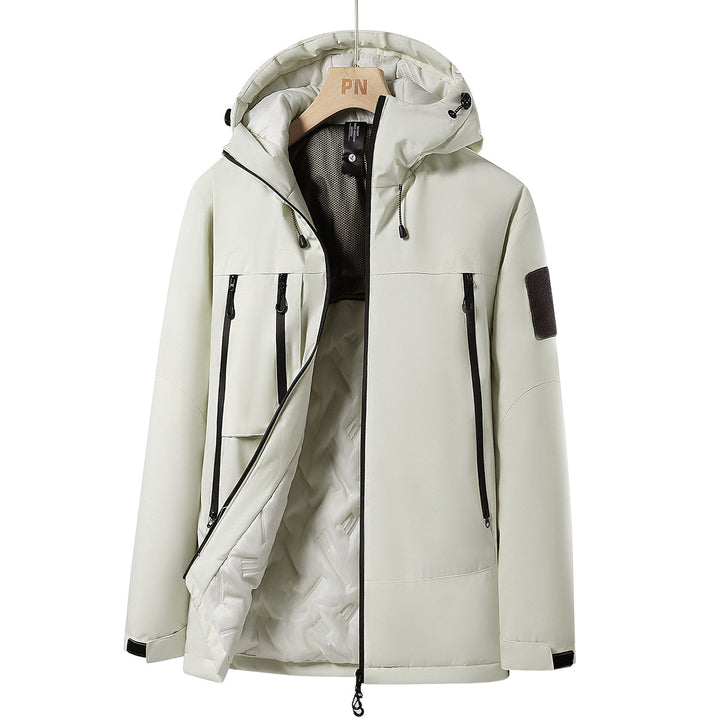 Herren Funktionsjacke mit isolierender Füllung und praktischem Kapuzen-Design Echoarchiv